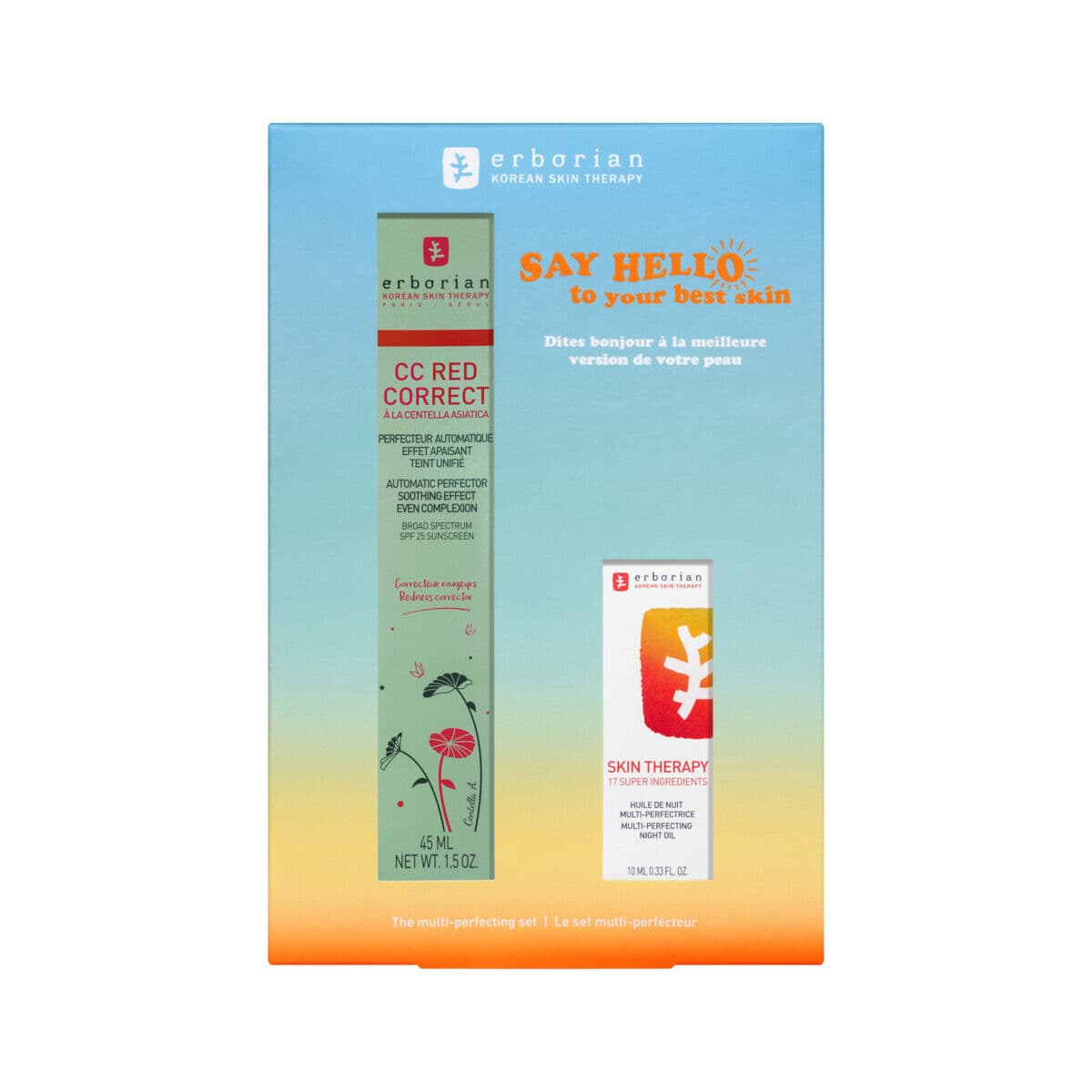 CC RED CORRECT (45ML) + SKIN THERAPY (10ML)