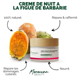 Prickly pear night cream - 100% natural