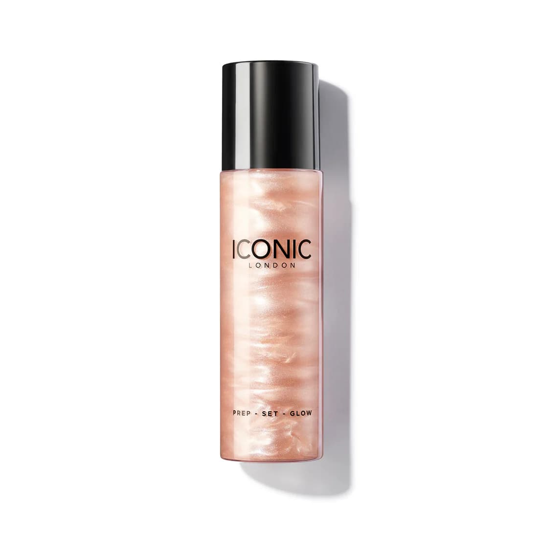 Spray fixant Iconic London Prep-Set-Glow Original 120 ml, brume illuminatrice pour préparer, fixer le maquillage et apporter un glow naturel à la peau